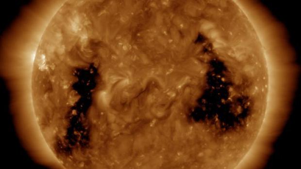 Coronal Holes SDO-193 Image of Coronal Holes
