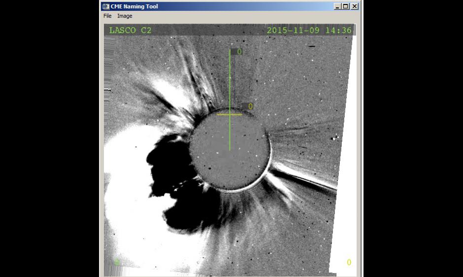 coronagraph imagery from the Large Angle and Spectrometric Coronagraph Experiment (LASCO)