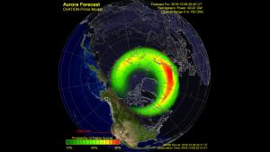 Ovation Auroral oval forecast